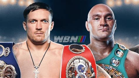 Nov 16, 2023 · The Undisputed Heavyweight Championship of the World will be Decided for The First Time in 24 Years as Tyson Fury and Oleksandr Usyk Clash on February 17. Riyadh, Saudi Arabia (November 16, 2023) - The much-anticipated showdown to determine boxing’s undisputed heavyweight champion is finally set to take place.